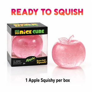NeeDoh Apple Squishy Fidget Toy, Soft Slow Rising Sensory Stress Relief Squeeze