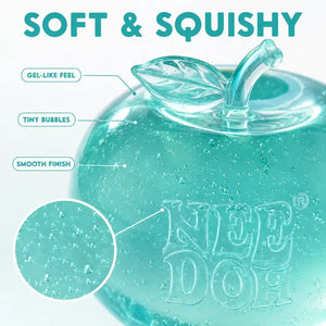 NeeDoh Apple Squishy Fidget Toy, Soft Slow Rising Sensory Stress Relief Squeeze