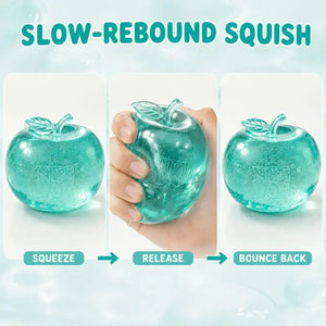NeeDoh Apple Squishy Fidget Toy, Soft Slow Rising Sensory Stress Relief Squeeze