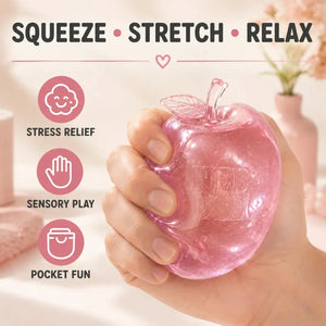 NeeDoh Apple Squishy Fidget Toy, Soft Slow Rising Sensory Stress Relief Squeeze
