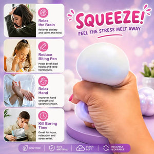 NeeDoh Cloud Pleaser Squishy Cube, Slow Rising Sensory Stress Relief Fidget Toy