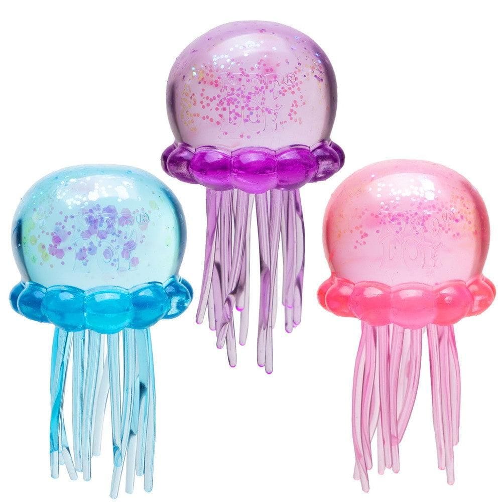 NeeDoh Dream Drop – Glittery Jellyfish Squishy Sensory Fidget Toy