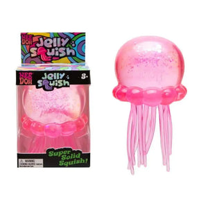 Needoh Fuzz Ball Jellyfish Squishy Blind Box Random Color Soft Stress Relief Toy Cute Relaxing Squeeze Sensory Toy