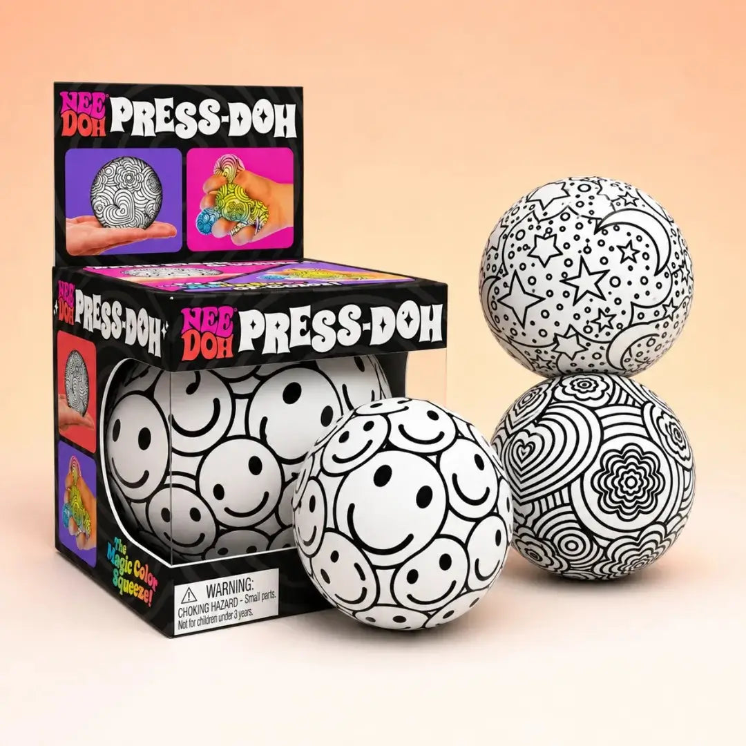 NeeDoh Fuzz Ball Series, Soft Squishy Sensory Fidget Toy
