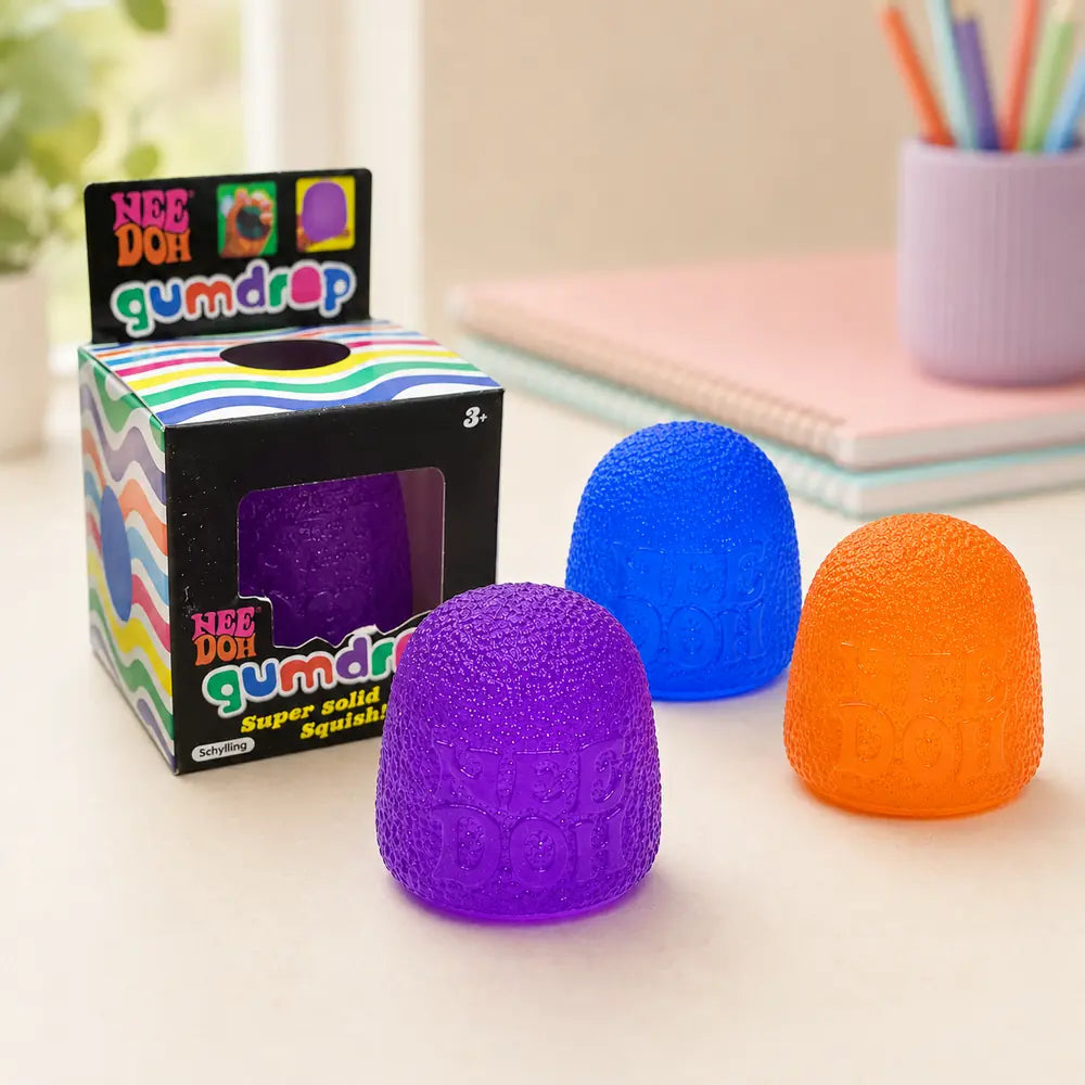NeeDoh Gumdrop Squishy, Soft Sensory Stress Relief Fidget Toy