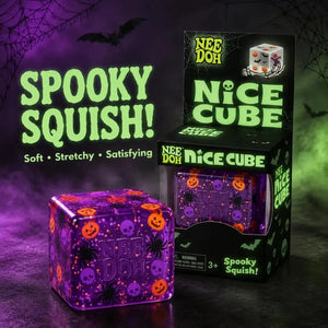 NeeDoh Halloween Spider & Pumpkin Squishy Sensory Fidget Toy
