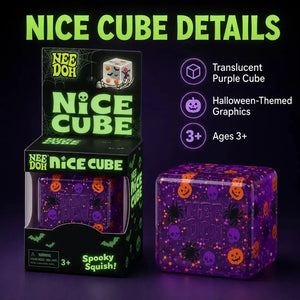 NeeDoh Halloween Spider & Pumpkin Squishy Sensory Fidget Toy