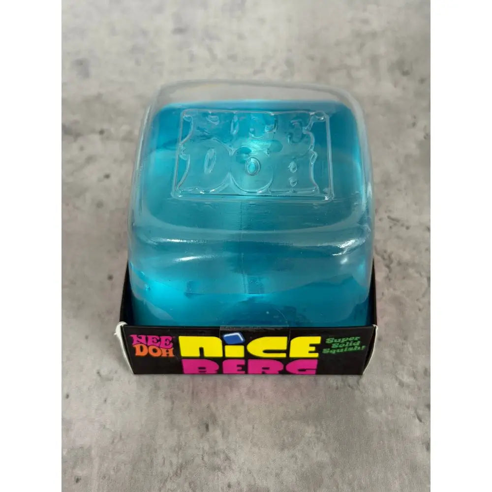 NeeDoh Nice Berg Super Solid Squish Fidget Toy – Colorful Iceberg Sensory Toy