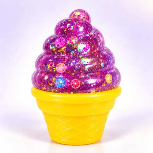 NeeDoh Nice Cream Cone Glitter Squishy Sensory Fidget Toy