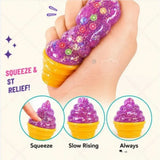 NeeDoh Nice Cream Cone Glitter Squishy Sensory Fidget Toy