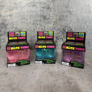 NeeDoh Nice Cube Super Solid Squish Sensory Fidget Toy