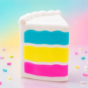 NeeDoh Peace O' Cake Squishy Fidget Toy, Rainbow Cake & Pizza Sensory Stress Relief Squeeze