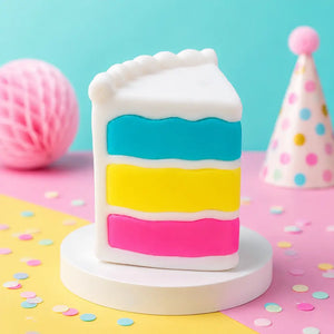 NeeDoh Peace O' Cake Squishy Fidget Toy, Rainbow Cake & Pizza Sensory Stress Relief Squeeze