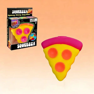 NeeDoh Pizza Squeeza Squishy Fidget Toy, Slow Rising Sensory Stress Relief Squeeze