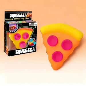 NeeDoh Pizza Squeeza Squishy Fidget Toy, Slow Rising Sensory Stress Relief Squeeze