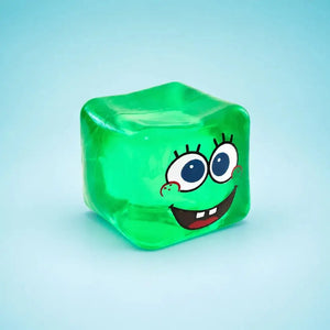 Needoh SpongeBob SquarePants Nice Cube Squishy Fidget Toy, Soft Sensory Stress Relief Squeeze