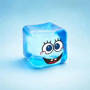 Needoh SpongeBob SquarePants Nice Cube Squishy Fidget Toy, Soft Sensory Stress Relief Squeeze