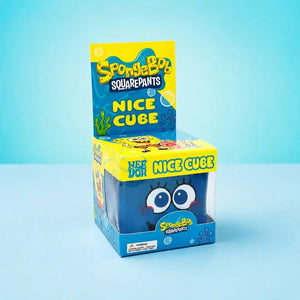 Needoh SpongeBob SquarePants Nice Cube Squishy Fidget Toy, Soft Sensory Stress Relief Squeeze