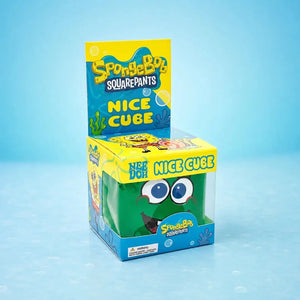 Needoh SpongeBob SquarePants Nice Cube Squishy Fidget Toy, Soft Sensory Stress Relief Squeeze
