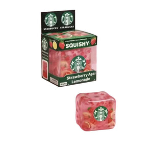 NeeDoh Square Squeeze Stress Reliever - Strawberry Acai Lemonade