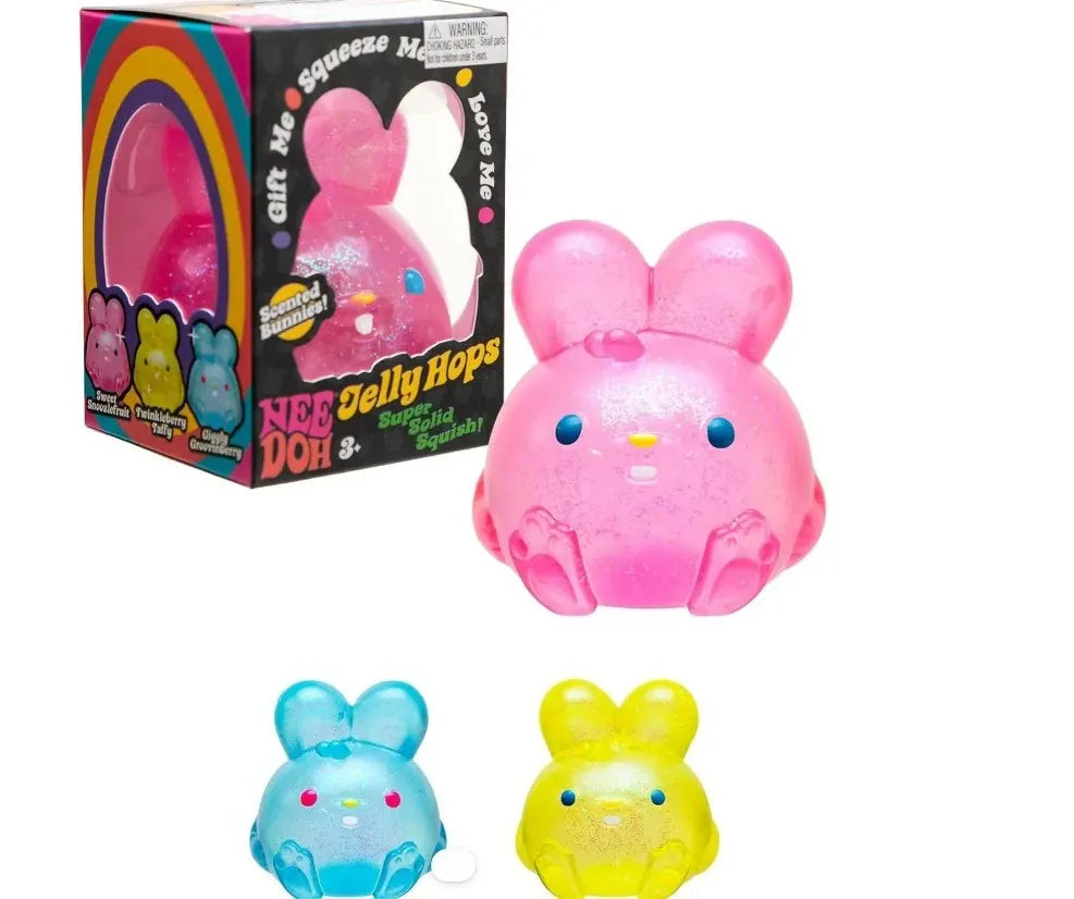 NeeDoh Super Solid Squish - Jelly Hops Stress Ball