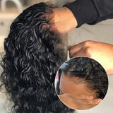 (Nemesis) Deep Wave Bob Human Hair HD Lace Front Wig 13x4 or 4x4, 230% Density, Brazilian Hair, 14–16 Inch