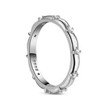 New 925 Sterling Silver Rings Stackable Infinite Silver shining Zircon Ring For Women Wedding Anniversary Birthday Jewelry Gift