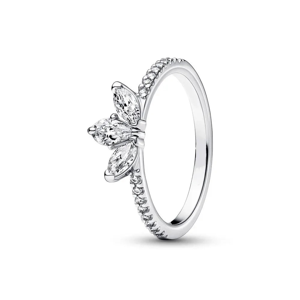New 925 Sterling Silver Rings Stackable Infinite Silver shining Zircon Ring For Women Wedding Anniversary Birthday Jewelry Gift