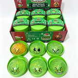 Green glitter dumpling stress toy with steamer and squeeze buns, sensory toy for Christmas or New Year gift by HSF Marketplace.