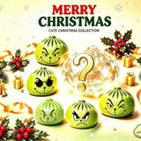 Green glitter dumpling stress toy with steamer design, squeeze Buns, from HSF Marketplace, ideal for Christmas and New Year gifts.