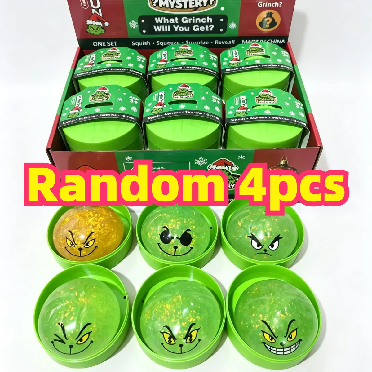 Green glitter dumpling sensory toy with steamer, squeeze buns for stress relief, ideal for Christmas and New Year celebrations.