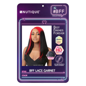 Nutique BFF Collection Synthetic HD Lace Front Wig - Garnet