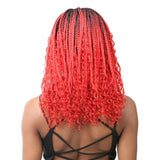 Nutique Illuze Synthetic 4x4 Lace Front Wig - Boho Box Deep 16"