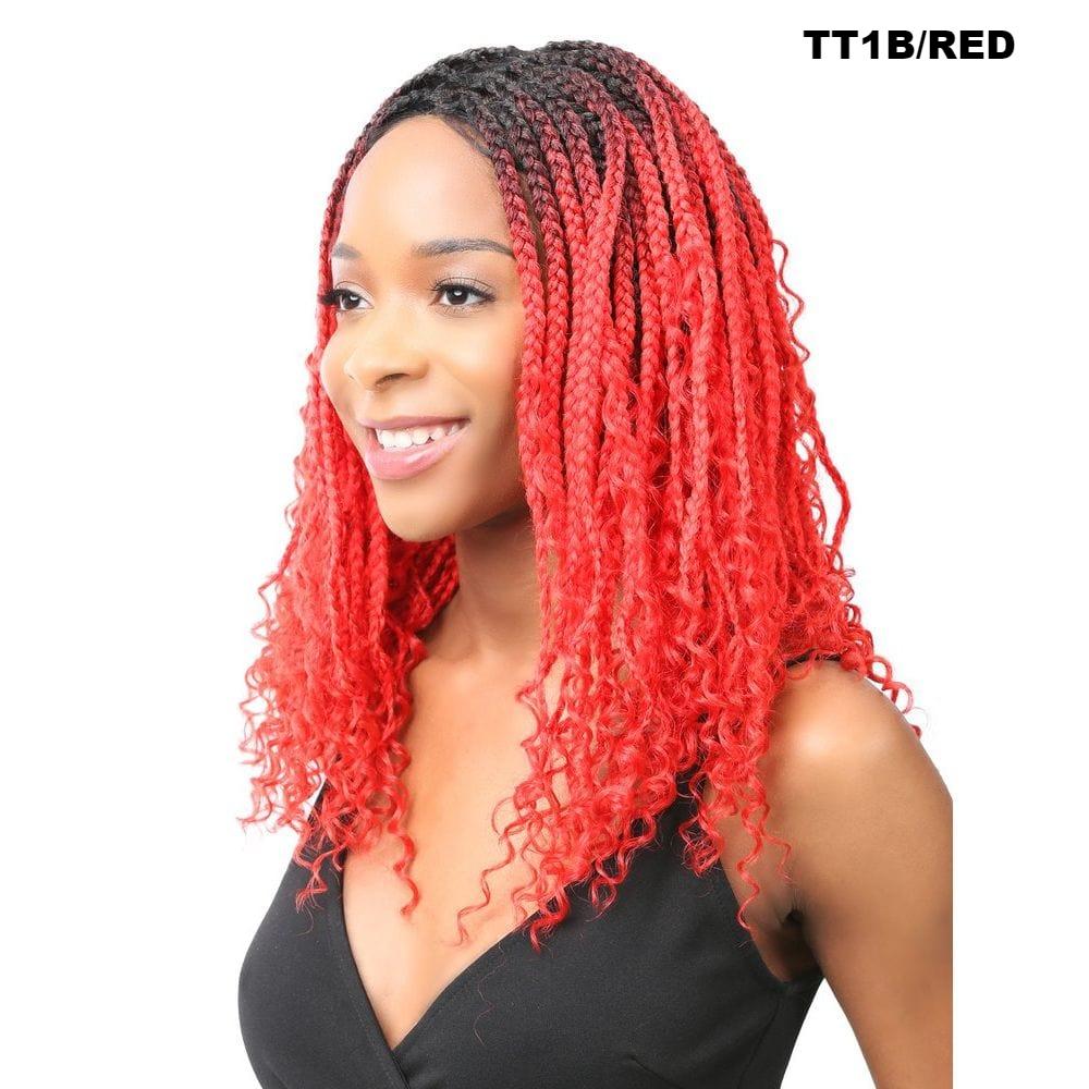 Nutique Illuze Synthetic 4x4 Lace Front Wig - Boho Box Deep 16"