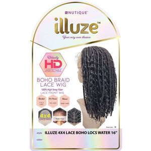 Nutique Illuze Synthetic 4x4 Lace Front Wig - Boho Box Deep 16"