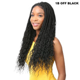 Nutique Illuze Synthetic 4x4 Lace Front Wig - Boho Box Deep 26"