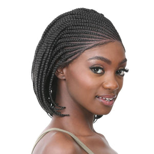 Nutique Synthetic Illuze 13 x 4 Plus Lace Wig - Cornrow Braid
