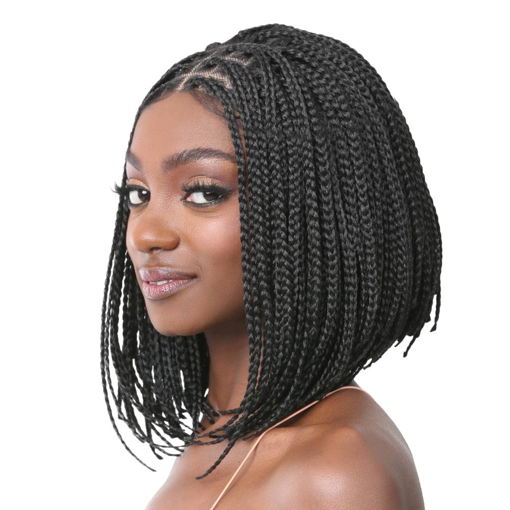 Nutique Synthetic Illuze 4 x 4 Lace Wig - Queen Box Braid