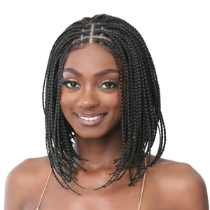 Nutique Synthetic Illuze 4 x 4 Lace Wig - Queen Box Braid