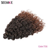 Ocean Wave Braiding Hair Extensions Crochet Braids Synthetic Hair Afro Curl Hawaii Ombre Curly Blonde Water Wave Braid For Women