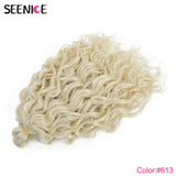 Ocean Wave Braiding Hair Extensions Crochet Braids Synthetic Hair Afro Curl Hawaii Ombre Curly Blonde Water Wave Braid For Women