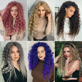 Ocean Wave Braiding Hair Extensions Crochet Braids Synthetic Hair Afro Curl Hawaii Ombre Curly Blonde Water Wave Braid For Women