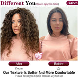 Ocean Wave Braiding Synthetic Hair Extensions Crochet Braids Hair Hawaii Afro Curl Ombre Curly Blonde Water Wave Braid For Women