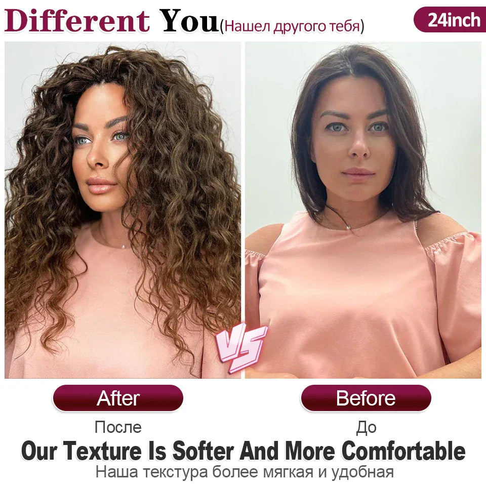 Ocean Wave Braiding Synthetic Hair Extensions Crochet Braids Hair Hawaii Afro Curl Ombre Curly Blonde Water Wave Braid For Women