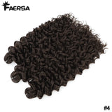 Ocean Wave Braiding Synthetic Hair Extensions Crochet Braids Hair Hawaii Afro Curl Ombre Curly Blonde Water Wave Braid For Women