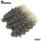 Ocean Wave Braiding Synthetic Hair Extensions Crochet Braids Hair Hawaii Afro Curl Ombre Curly Blonde Water Wave Braid For Women