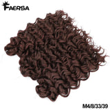 Ocean Wave Braiding Synthetic Hair Extensions Crochet Braids Hair Hawaii Afro Curl Ombre Curly Blonde Water Wave Braid For Women