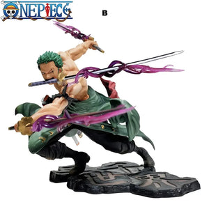 One Piece 10CM Figure Toys Anime GK Roronoa Zoro Three-blade Sa-maximum PVC Action Collection Figurine Model Dolls Gifts Kids