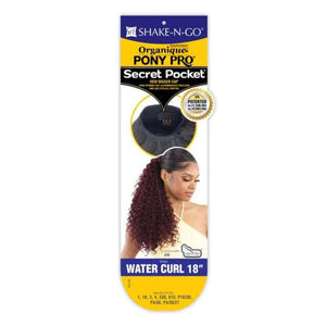 Organique Pony Pro Secret Pocket Wrap Around Ponytail - Water Curl 18"