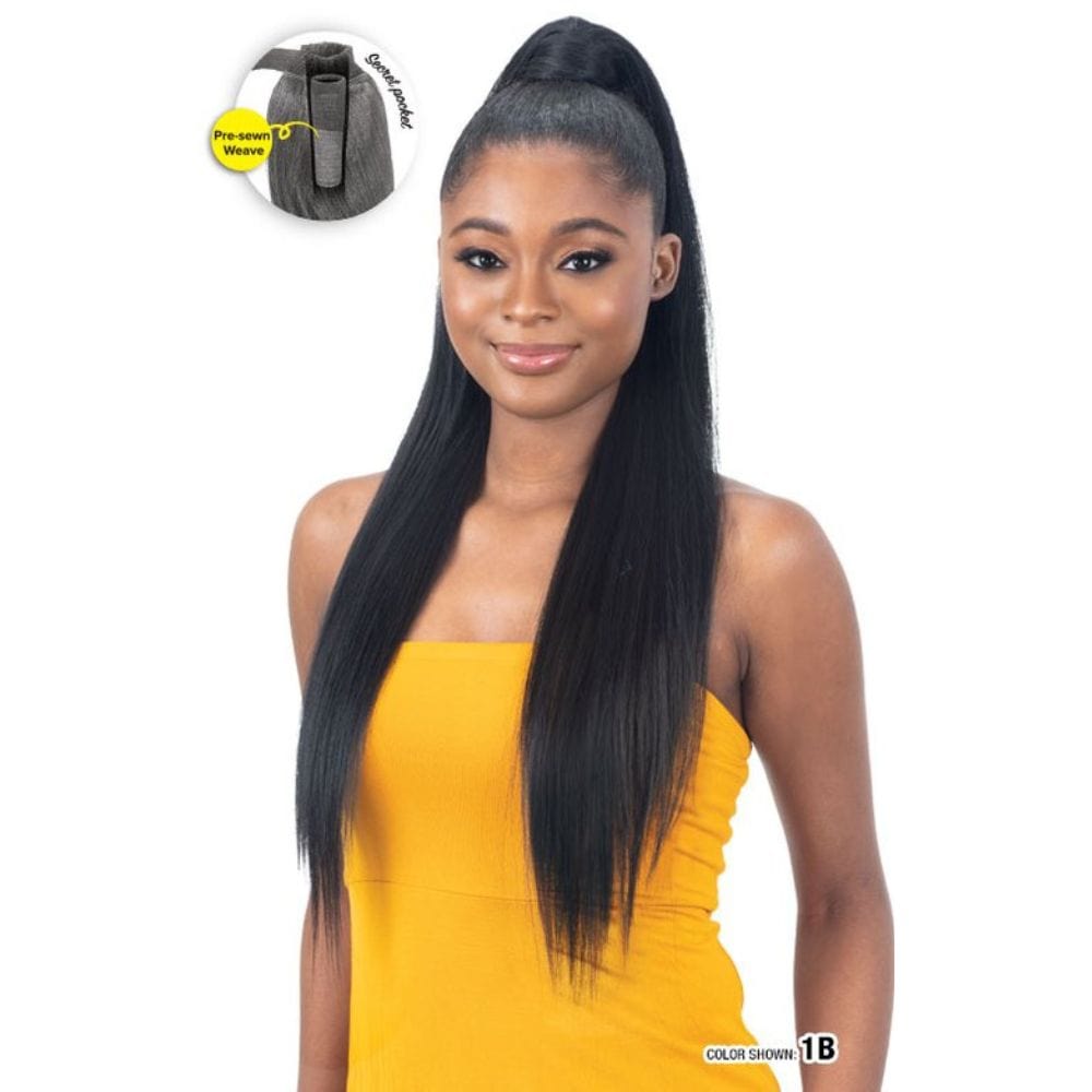 Organique Pony Pro Synthetic Weave Ponytail - Sleek Straight